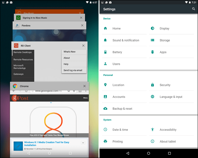 Instalați Android 5.0 „Lollipop” pentru Nexus 7 (2012)