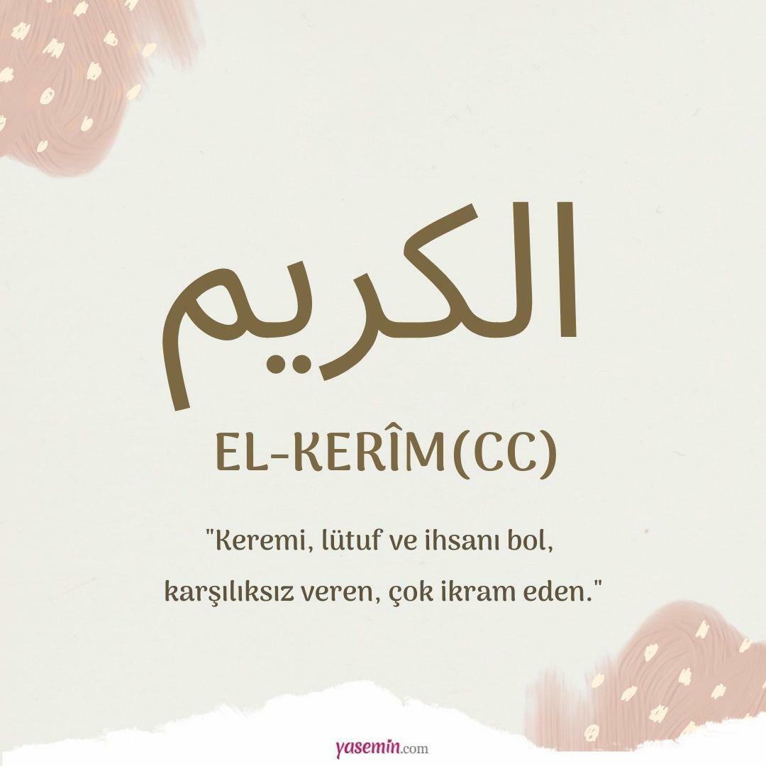 numele al-Karim