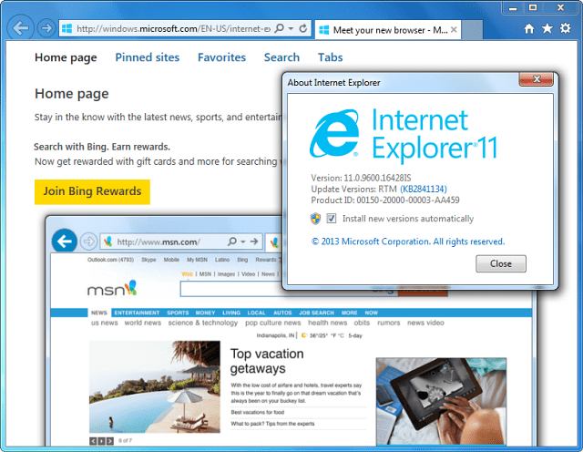 Internet Explorer 11 Disponibil acum pentru Windows 7