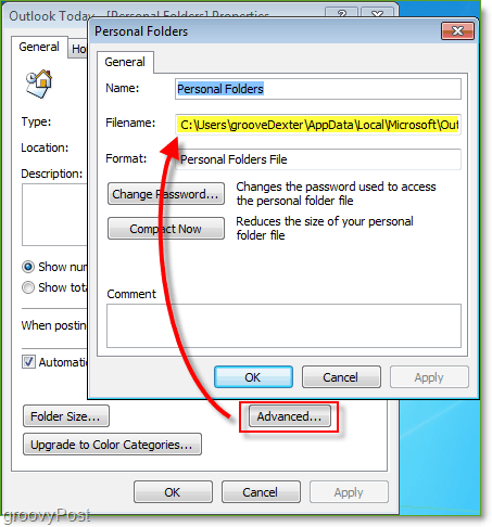 Cum să găsiți fișierul dvs. Microsoft Outlook .PST