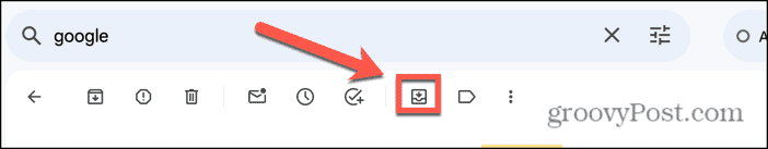 Gmail trece la pictograma Inbox