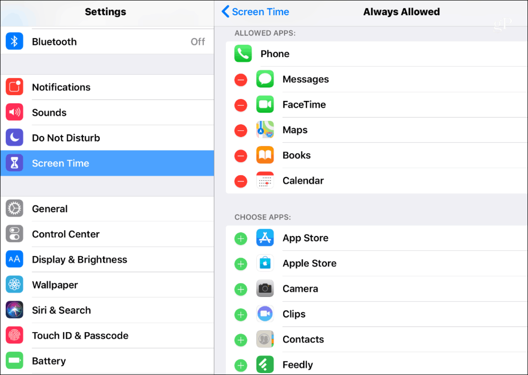 Limitarea aplicației Timpul ecranului iOS 12