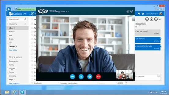 Skype Disponibil acum prin e-mail Outlook.com