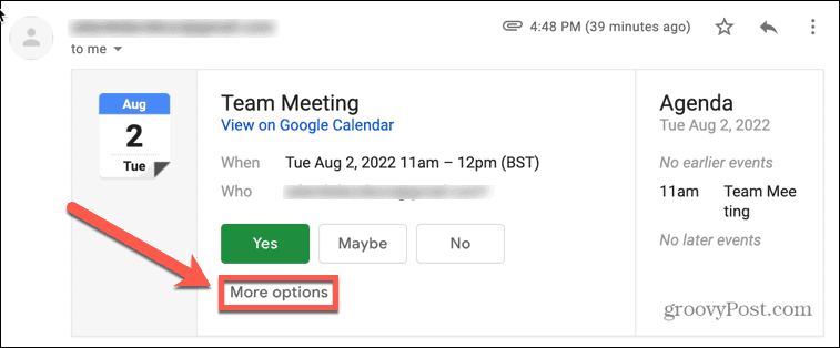google calendar gmail mai multe opțiuni