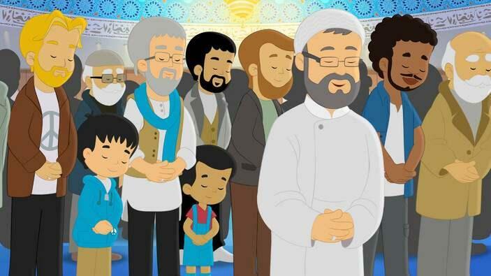 Scene din primul episod al animației Ramadan Moon