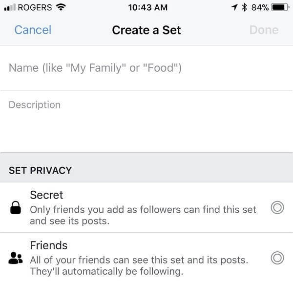 Facebook pare să permită utilizatorilor să selecteze o destinație personalizată pentru postare, linkuri, videoclipuri și multe altele pe cronologia lor personală. 