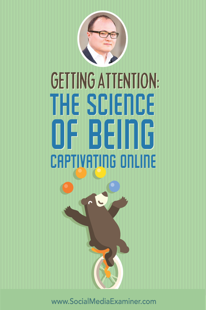 Atragerea atenției: Știința de a fi captivant online: examinator social media