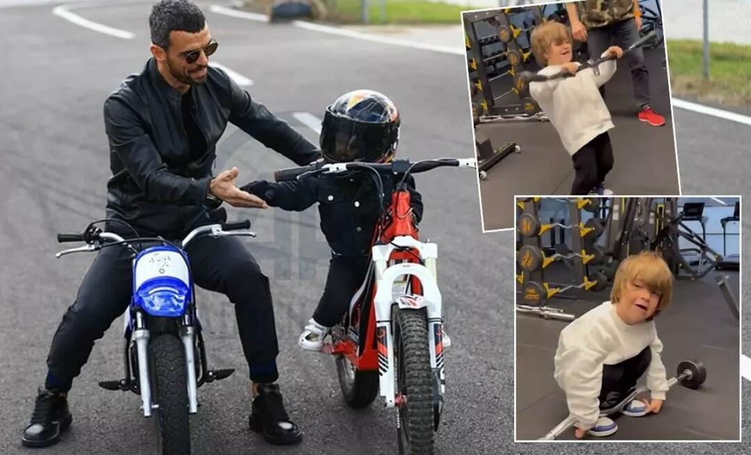Fiul de 4 ani al lui Kenan Sofuoğlu, Zayn, a surprins din nou