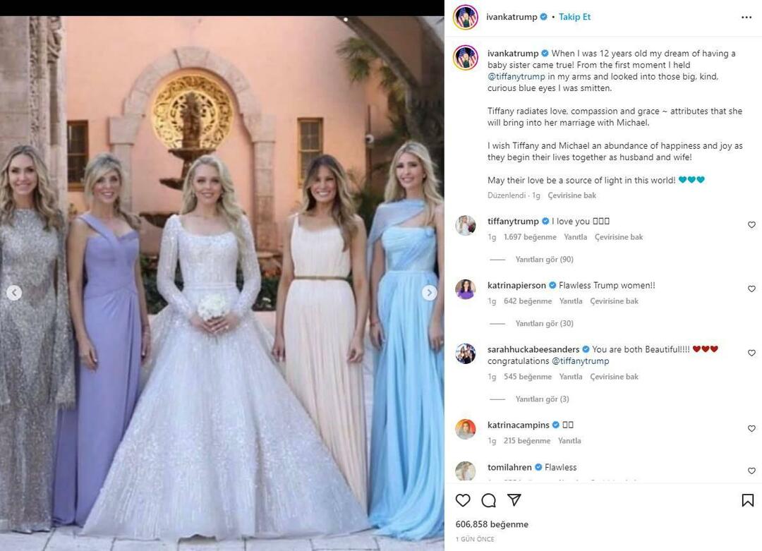 Sora vitregă a lui Ivanka Trump se căsătorește