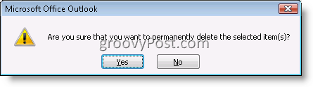 Recuperați e-mailul șters în Microsoft Outlook din orice folder