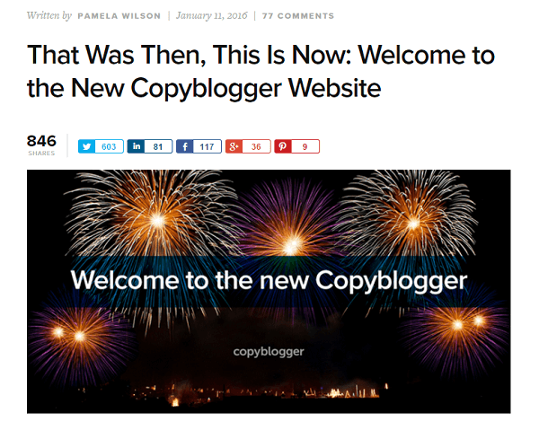 returnează comentariile copyblogger