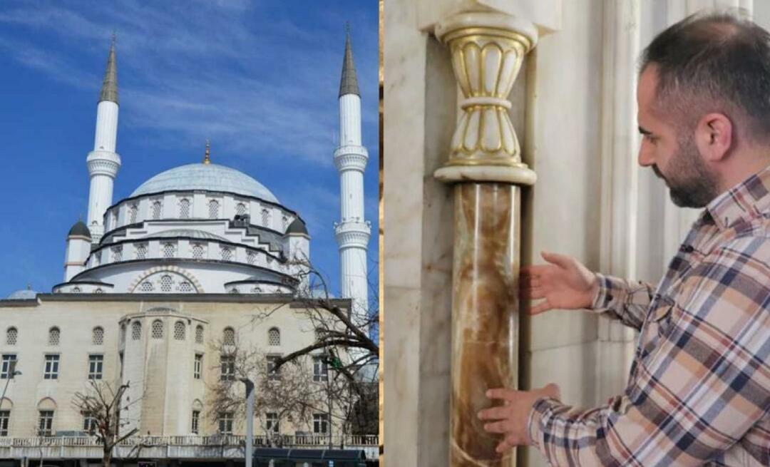Moscheea Izzet Pasha din Elazig nu a fost afectată de 3 cutremure datorită coloanelor sale de echilibru!