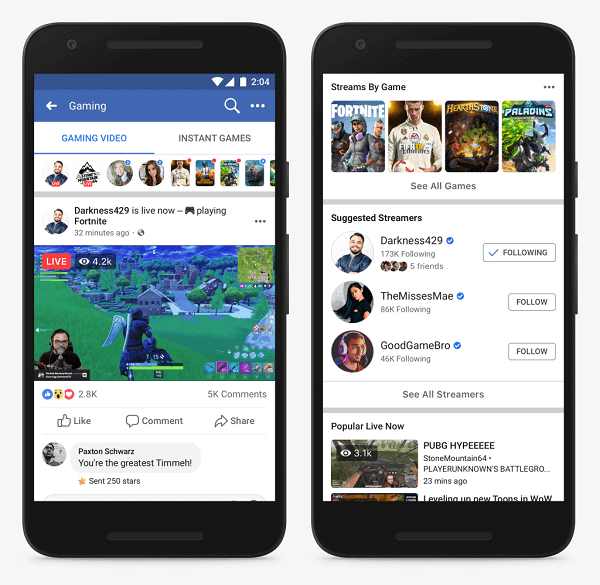 Facebook a anunțat programul Level Up, un nou program special pentru creatorii de jocuri emergente și a lansat un nou loc pentru ca oamenii din întreaga lume să descopere și să vizioneze fluxuri video de jocuri Facebook.