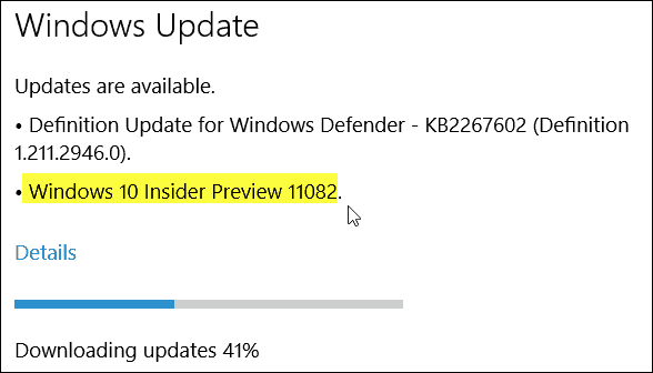 Windows 10 Insider Preview Build 11082 (Redstone) disponibil acum