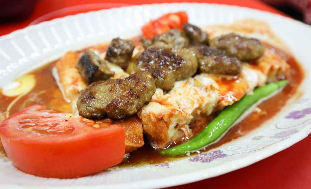 Cum să faci Eskisehir balaban kebab? Cea mai bună rețetă de chiftele dulci-amăruie