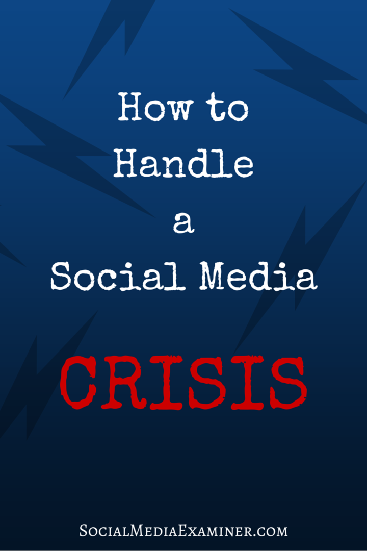 cum să gestionați o criză de social media