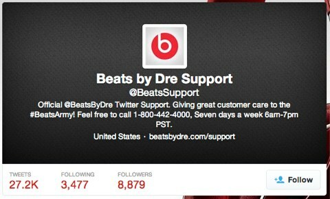 Suportul beats by dre twitter
