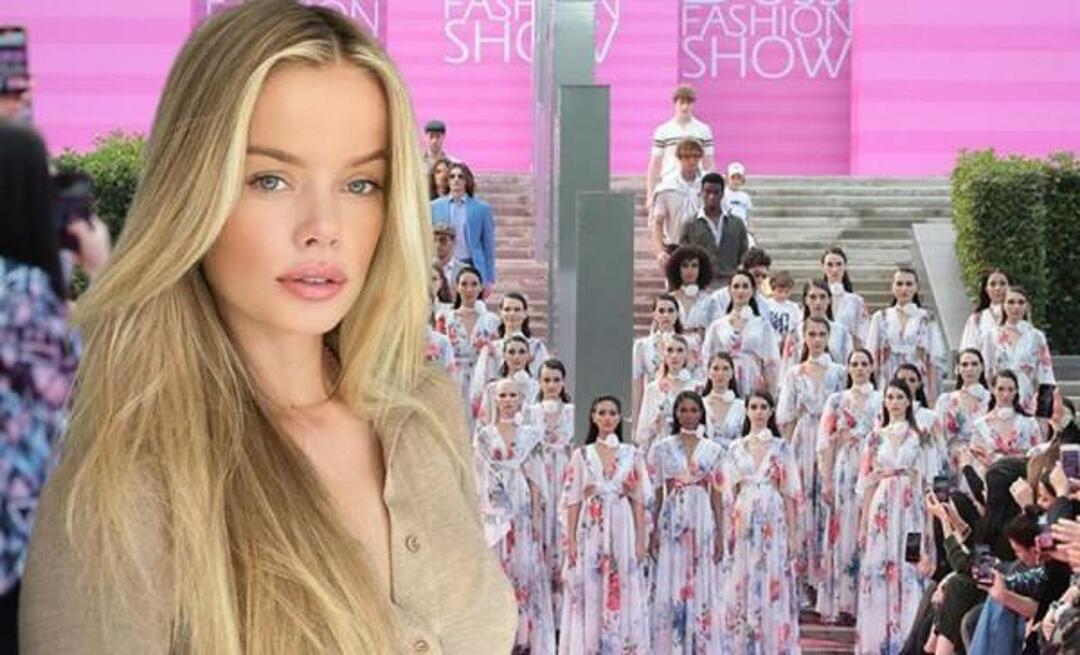 Modelul de renume mondial Frida Aasen, care va apărea pe podiumul din Antalya, nu a încălcat tradiția! "Bună ziua, Turcia"