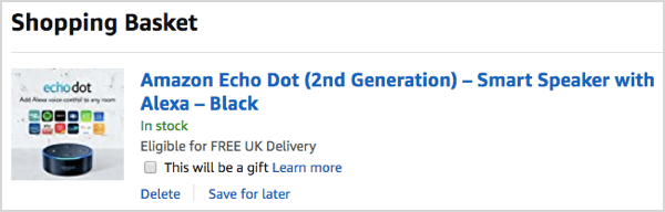 Amazon Echo Dot a fost un vânzător de top pentru Crăciunul 2017.