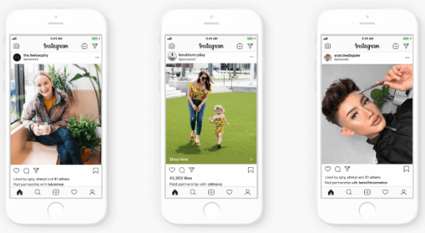  Instagram lansează reclame de conținut de marcă către toți agenții de publicitate, făcând posibilă mărcilor să creeze reclame folosind postări organice de la influențatori cu care au relații.