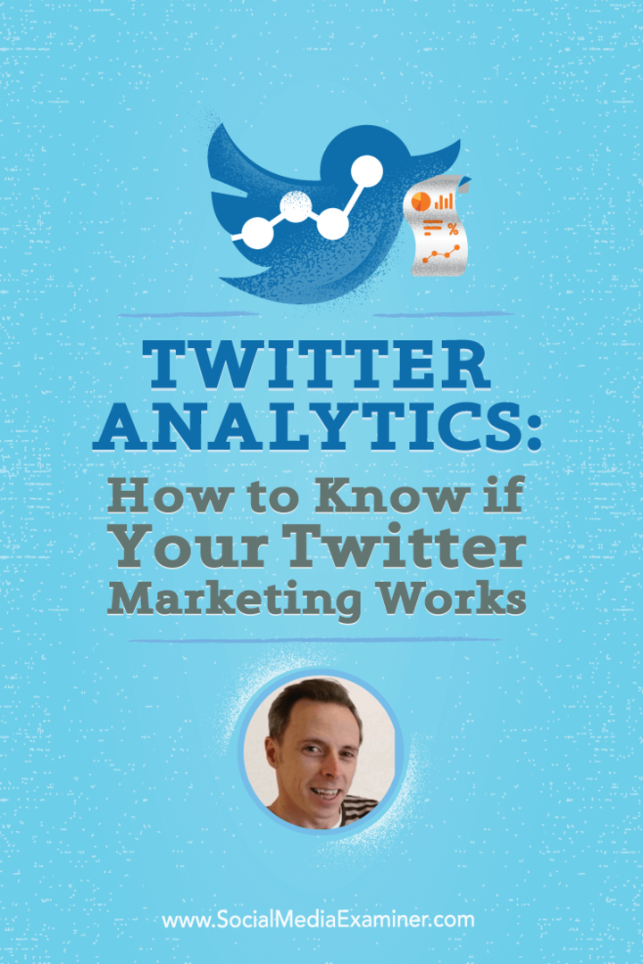 Twitter Analytics: Cum să știți dacă funcționează marketingul dvs. Twitter: Social Media Examiner