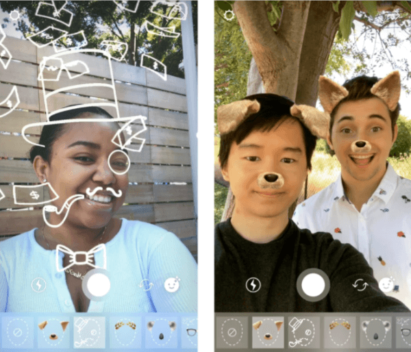 Camera Instagram a lansat două filtre pentru față noi care pot fi utilizate pe toate produsele foto și video Instagram.