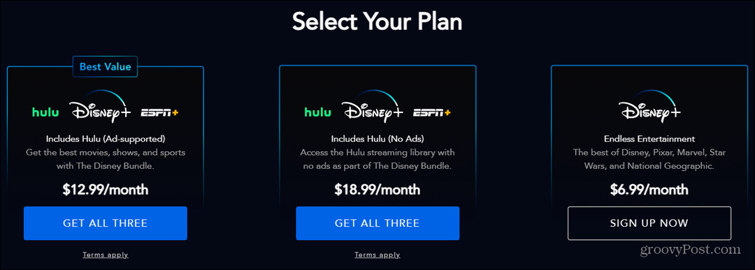 Disney Plus adaugă un nou plan de pachet cu Hulu fără reclame