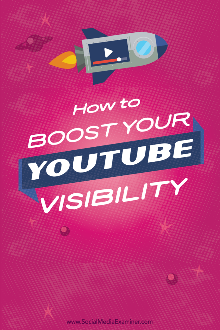 cum să sporiți vizibilitatea pe YouTube