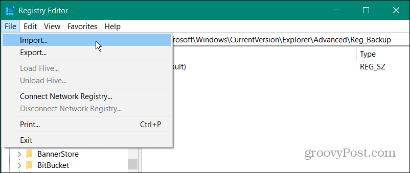 Cheile de registru Windows