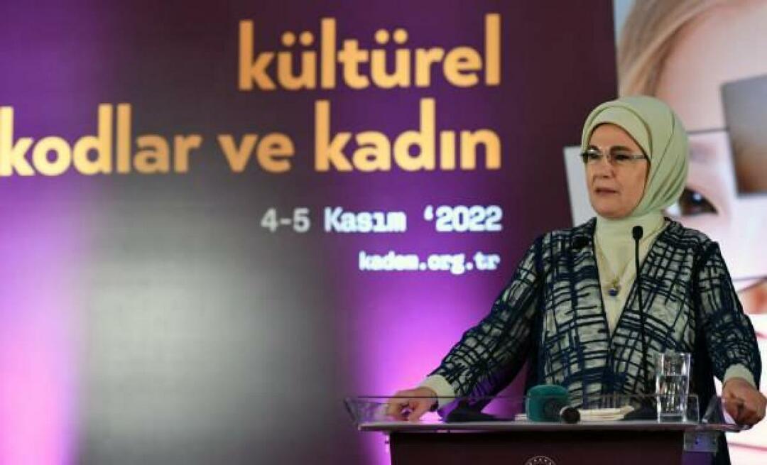 Emine Erdogan este al 5-lea președinte al KADEM. El a atins chestiuni importante la Summitul Internațional Femei și Justiție!