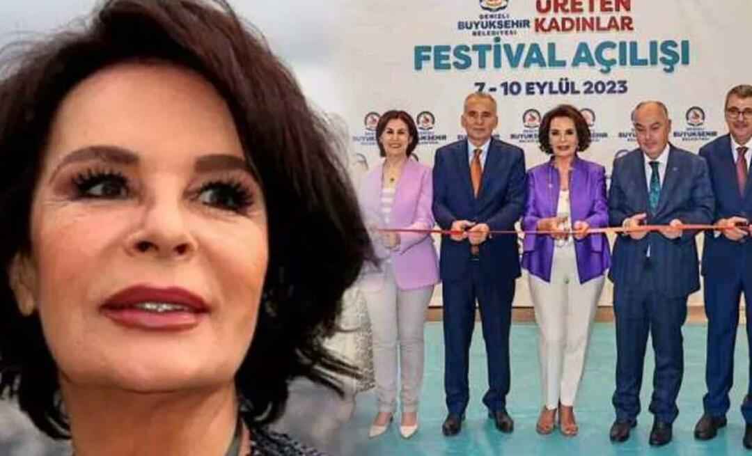 Deschidere cu Hülya Koçyiğit! La Festivalul Femeilor Productive din Municipalitatea Metropolitană Denizli...