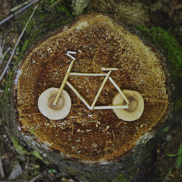 Design de biciclete pe lemn