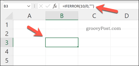 Formula IFERROR în Excel