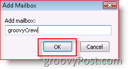 Adăugați căsuța poștală la Outlook 2007:: groovyPost.com