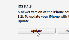 iOS 8.1.3 Actualizare la 8.2