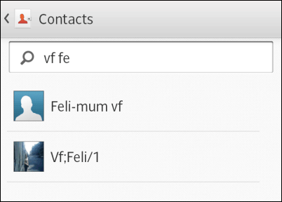 Adăugați widget de contact la ecran selectați contact