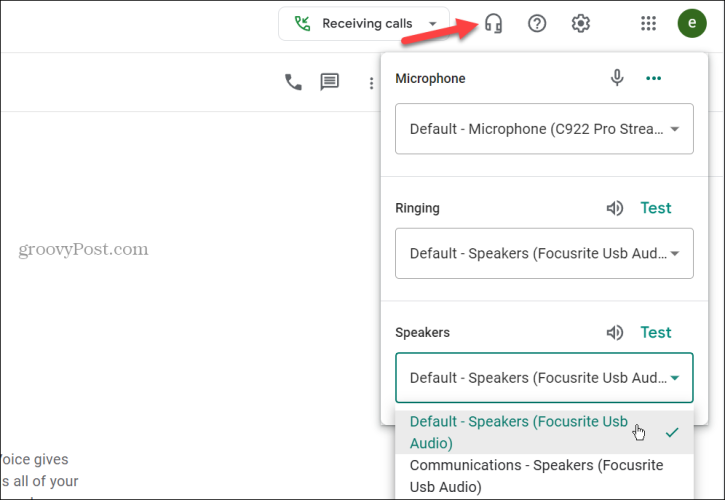 Utilizați Google Voice pentru a efectua apeluri de pe un computer