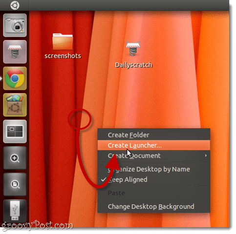 creați lansatoare în Ubuntu