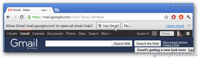 utilizați gmail ca instrument de gestionare a linkurilor dvs. de e-mail implicite