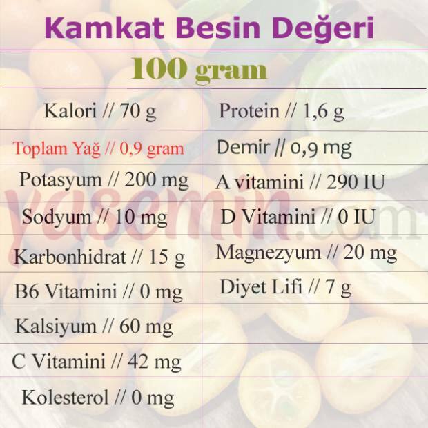 valoare nutritivă kumquat