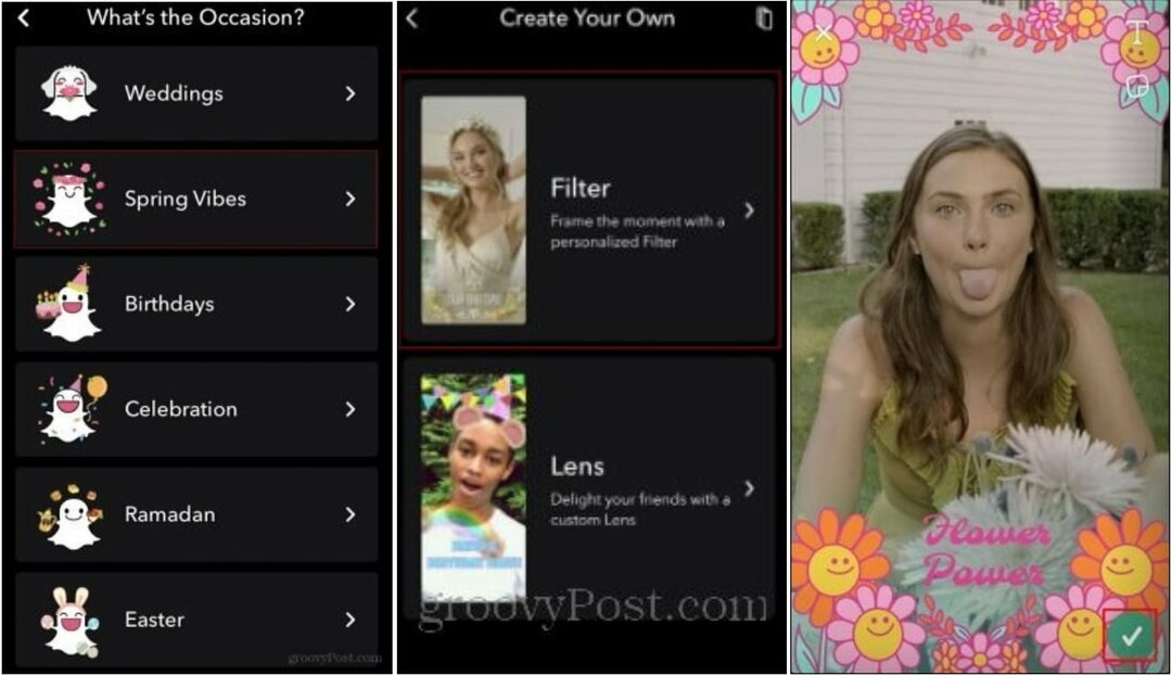 Cum se utilizează și se creează filtre personalizate Snapchat