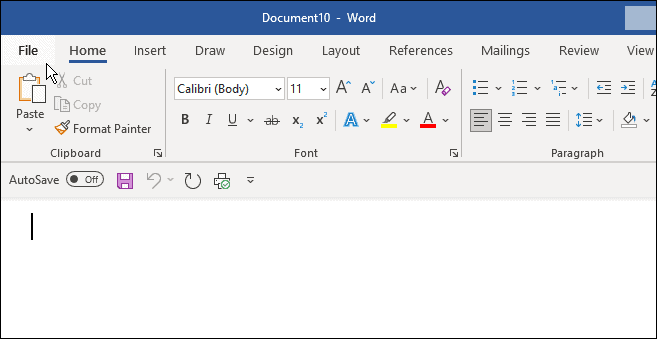 utilizați formatul mla în Microsoft Word