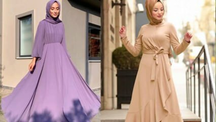 Cum să combinați rochiile de vară hijab? Modele de rochii 2020