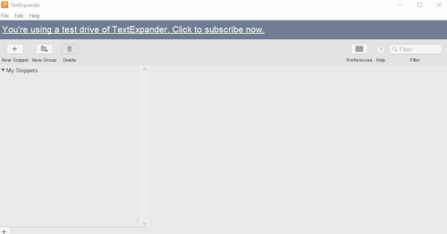 TextExpander creează fragment
