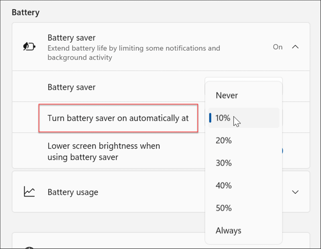 îmbunătățiți durata de viață a bateriei pe Windows 11