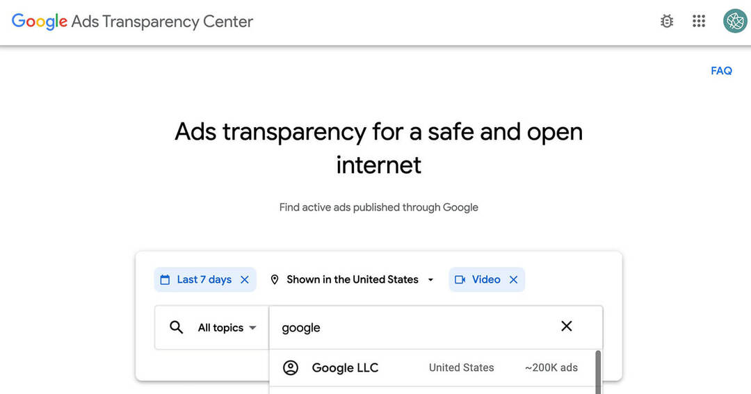 Cum să vă cercetați concurența cu Google Ads Transparency Center: Social Media Examiner
