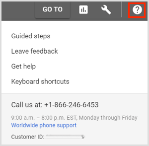 Contactați asistența pentru clienți Google AdWords.