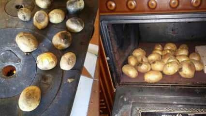 Rețetă delicioasă de cartofi la cuptor! Cartofi întregi se gătesc în câteva minute?