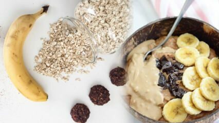 Rețetă dietă cu mic dejun de ovăz: Cum se face ovăz cu banane și cacao?