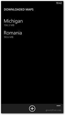 Windows Phone 8 hărți disponibile